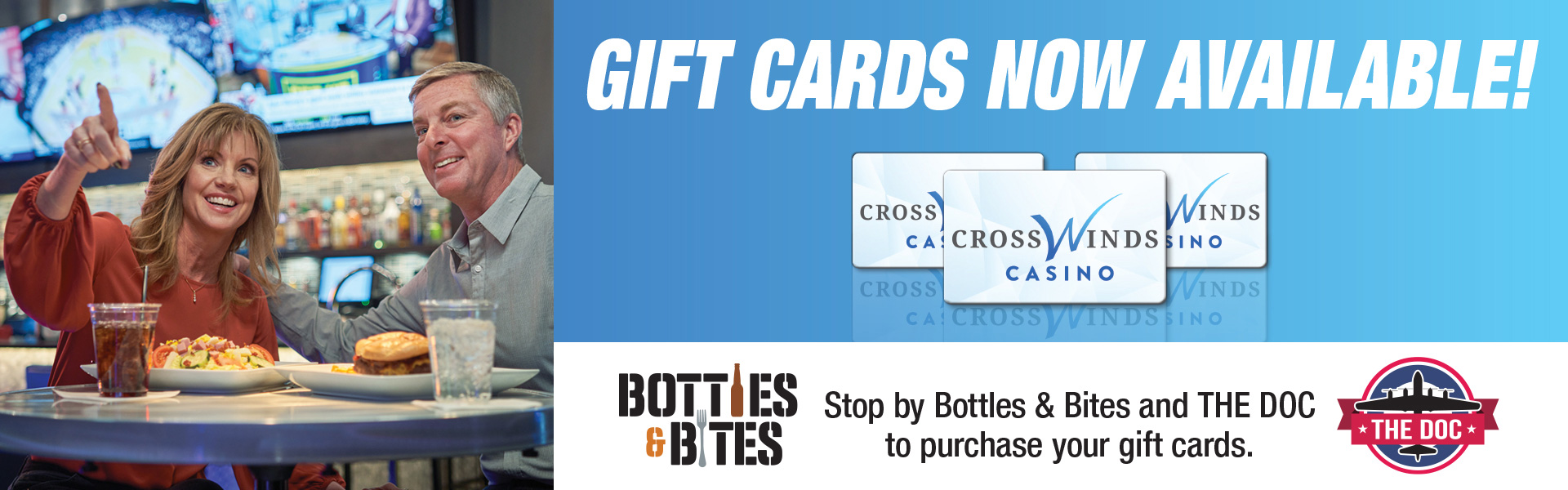 GIFT CARDS NOW AVAILABLE!